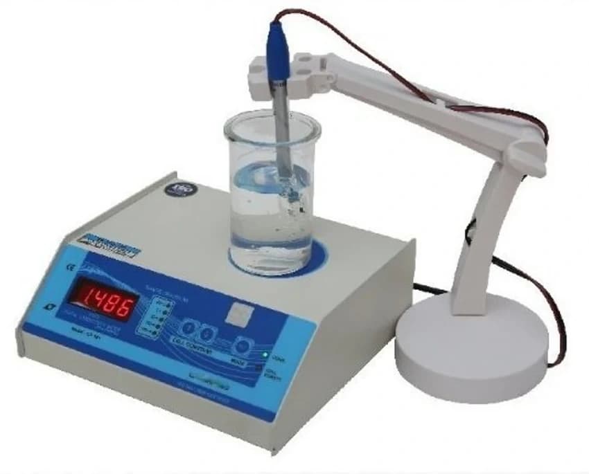 Mild Steel Conductivity Meter with inbuilt stirrer