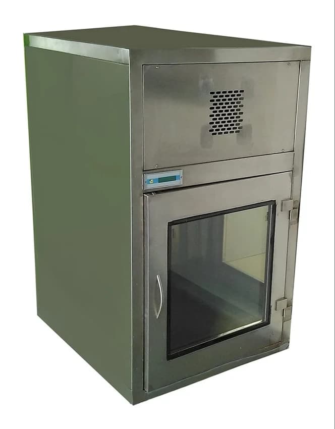 Stainless Steel Rectangular Dynamic Pass Box, For Hospital