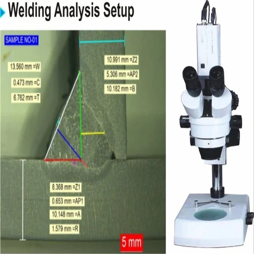 Stereo Microscopes with welding software, For Laboratory, Magnification: 100x