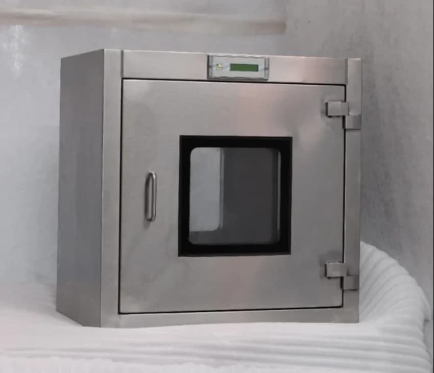 Rectangular Stainless Steel Static Pass Box