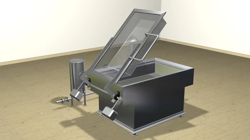 Stainless Steel Deep Fryer , Automatic Electric Batch Fryer, Commercial Gas Batch Fryer