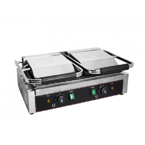 Ss Jumbo Double Commercial Sandwich Griller