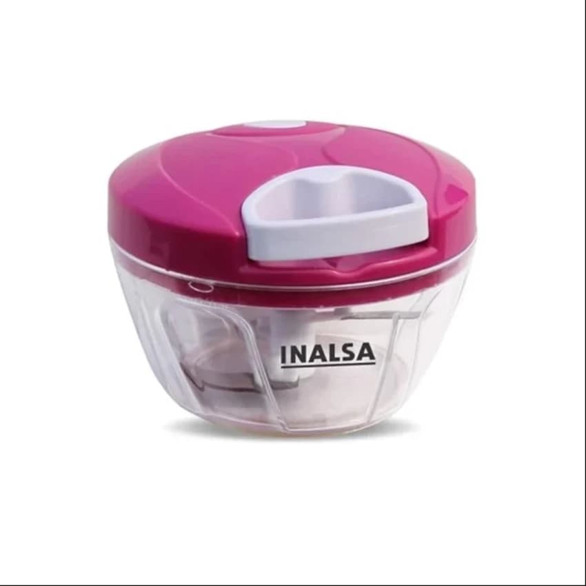 INALSA Plastic Manual Handy Chopper,400 ml