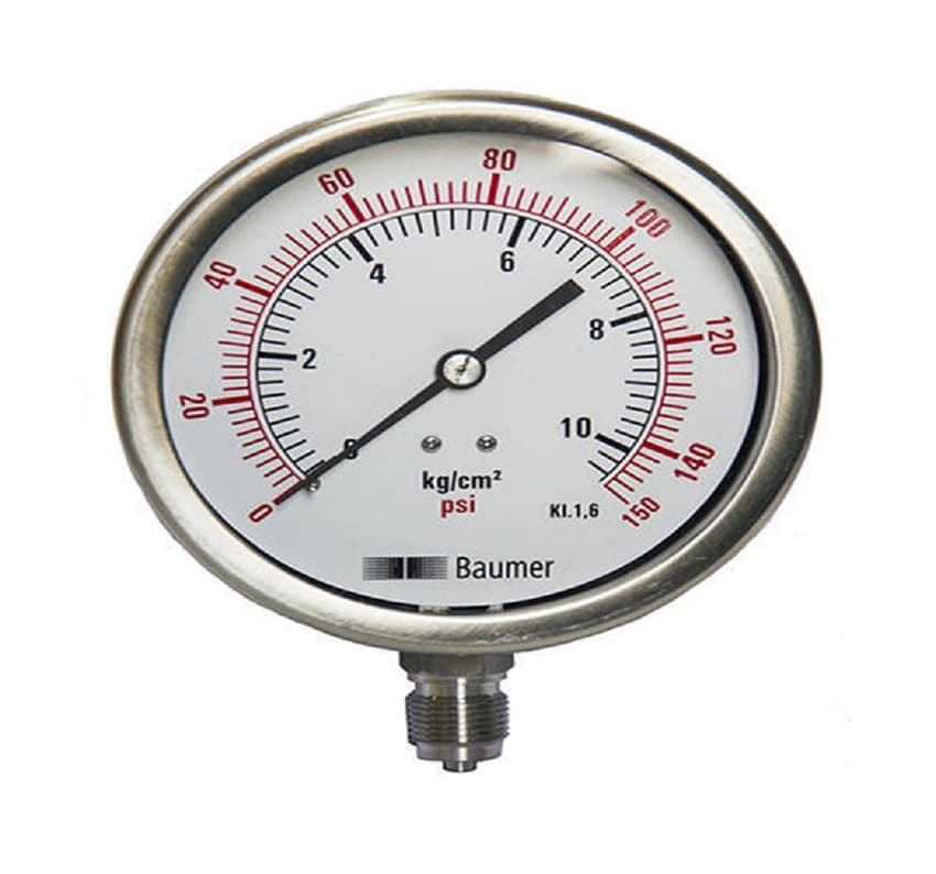 2.5 inch / 63 mm H Guru Pressure Gauge, For Industrial, 400 PSI