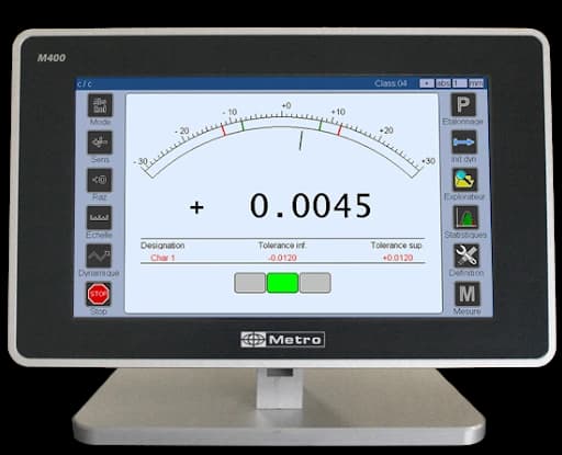 Metro Display Unit Air Gauge, Size: Rs 232 Output