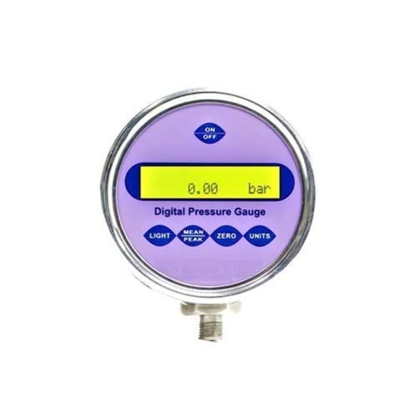 LED Mild Steel Digital Pressure Gauge