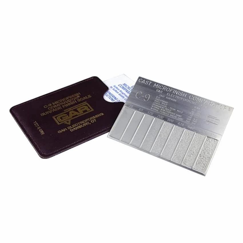 0.1 M C9 Casting Microfinish Surface Comparator, 0.5%