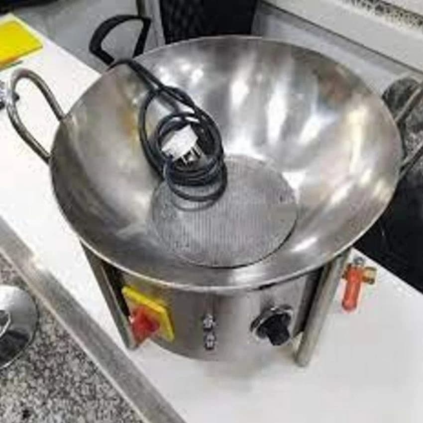 Size/Diameter: 12 Inch Commercial Electric Kadai, For Restaurant