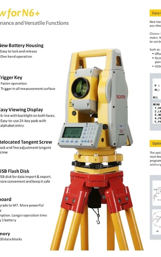 Total Station South N6 plus