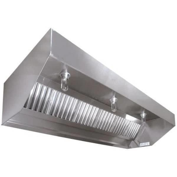 Exhaust Hood, Finish: Stainless Steel, Suction Capacity: Varies On Size