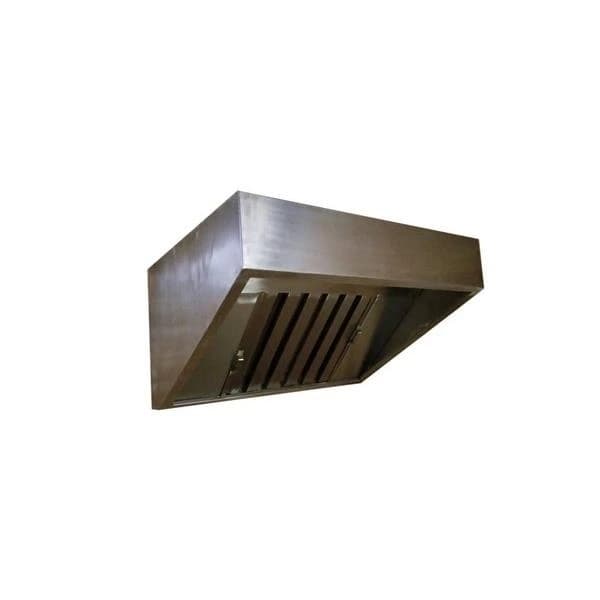 Rectangular Wall Mount Stainless Steel Exhaust Hood