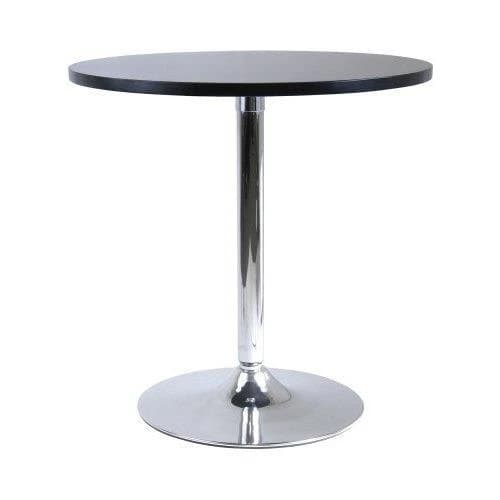 Silver Steel Round Dining Table