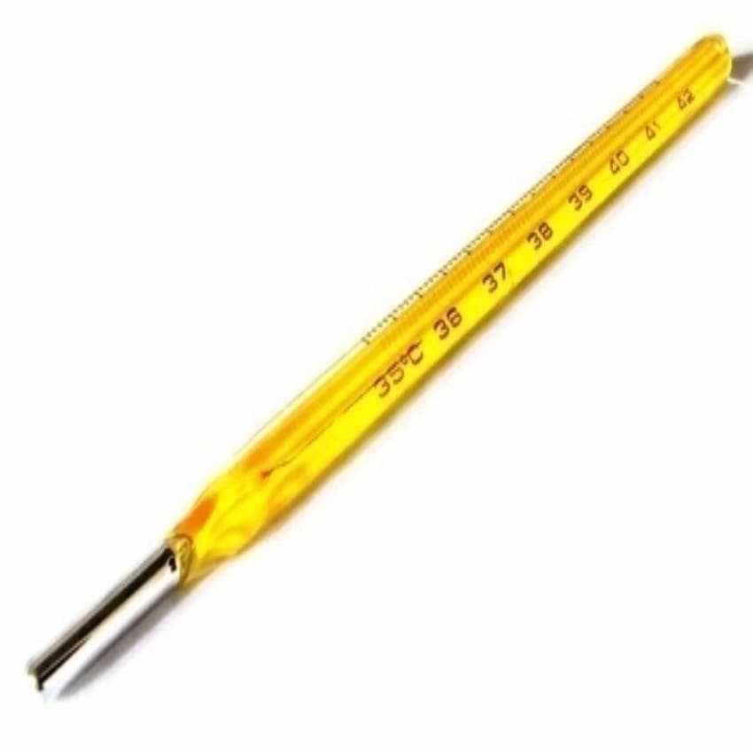 Yellow Mercury Thermometer