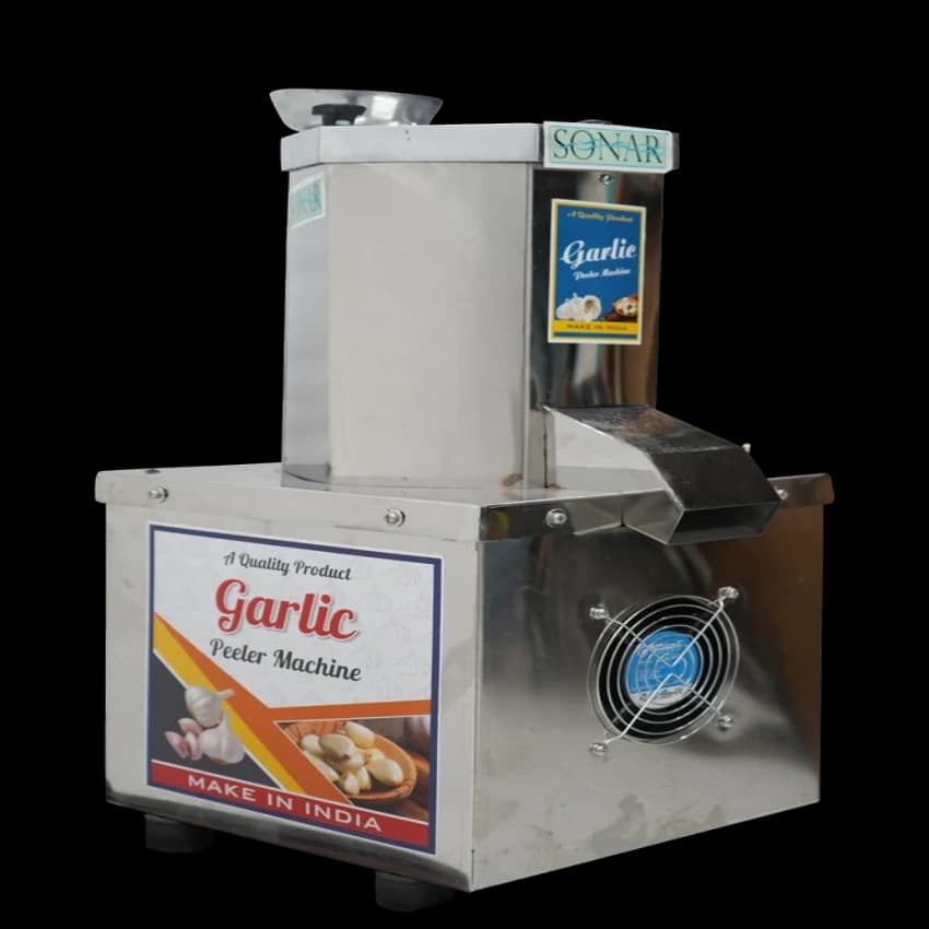 Dry Type Automatic Garlic Peel Machine, Stainless Steel, Capacity(Kg/Hr): 10 kg/hr