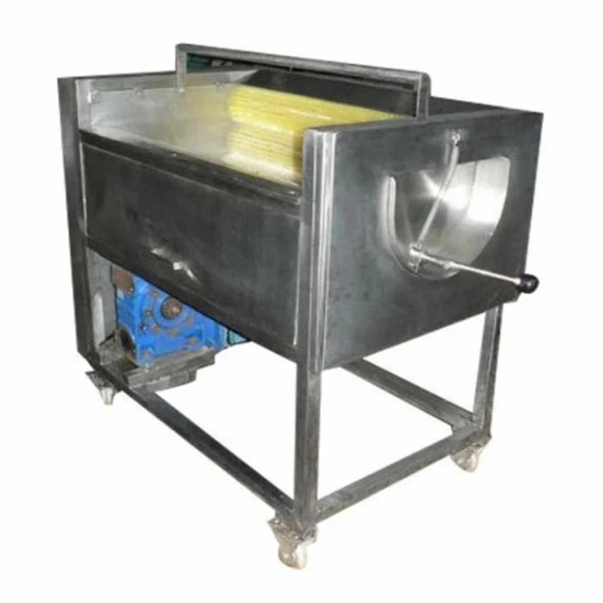 >4 kw Ginger Peeling Machine, Capacity: 40-80 kg/hr