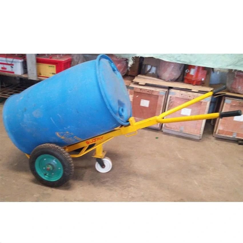 Sujay Manual Mild Steel Drum Handling Trolley, No Of Wheels: 2, Loading Capacity: 300kg