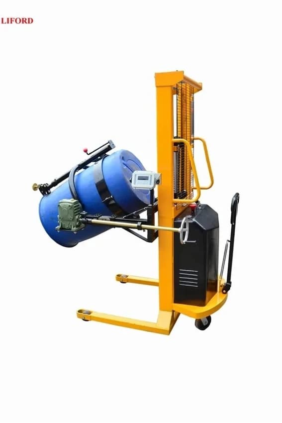 U Frame Drum Lifter Trolley - 2 Wheel Polyurethane, 500 kg Load Capacity, 200 L Drum