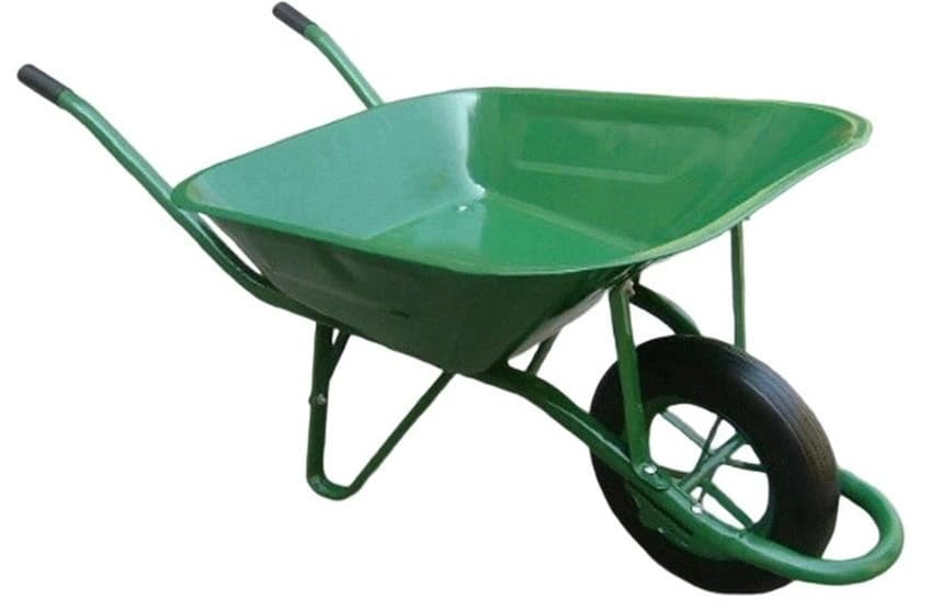 Mild Steel Single Wheel Barrow, For Construction, Load Capacity: 80kg