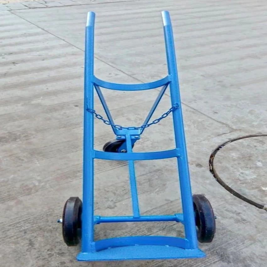 Siddh Krupa Mild Steel Oxygen Cylinder Trolley, Model Name/Number: Skf - 54