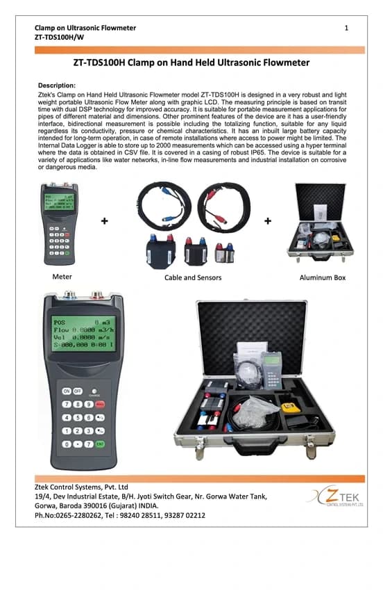 Ultrasonic flow Meter