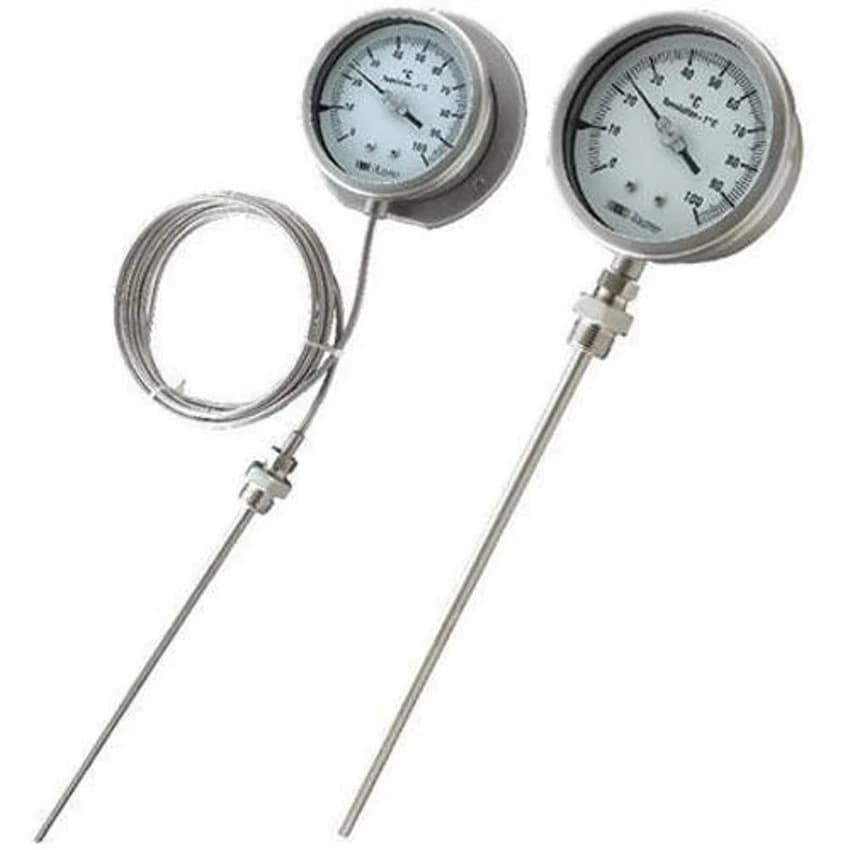 Analogue Thermometers Thermometer Bottom Mounted Bimetal, For Laboratory