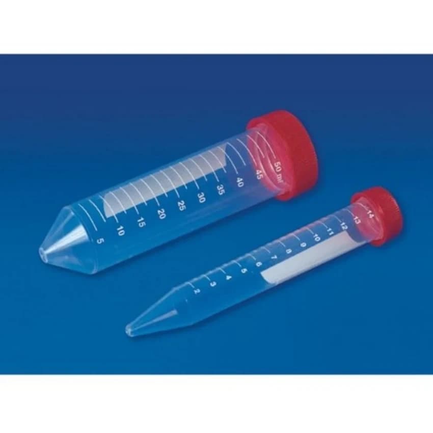 Polypropylene Centrifuge Tube Conical Bottom, Capacity: 15-50 Ml, Packaging Size: 100 Pcs