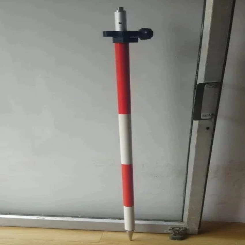 Metal Red And White Sokkia Prism Pole, Packaging Type: Carton Box, Size: 2.15