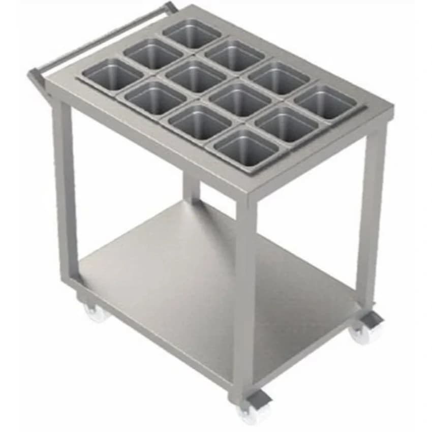 Ss Cutlery Kitchen Trolley Basket
