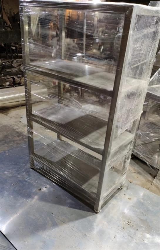 Stainless Steel Silver Commercial Pot Rack, For Storage, Size: 36"x18"x72"
