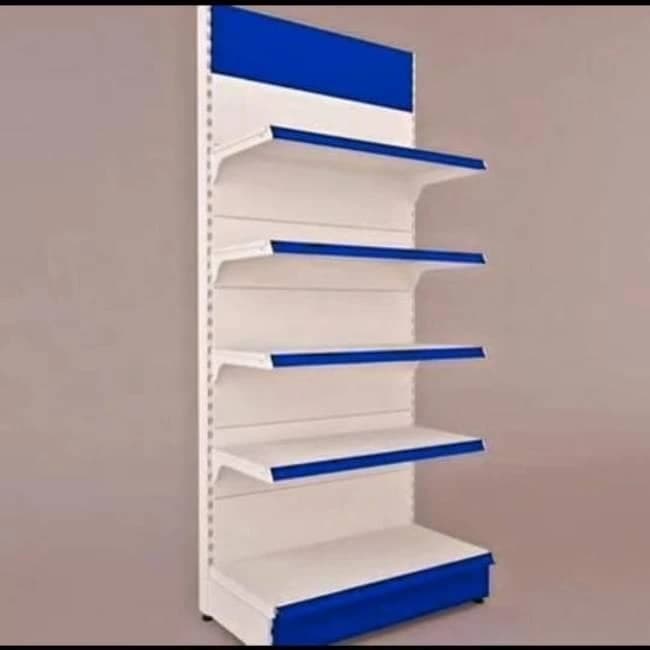 Supermarket wall side rack