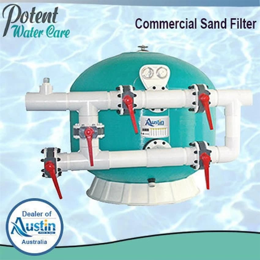 Austin Fiber Glass Commercial Sand Filter Plant, Automatic Grade: Semi-Automatic
