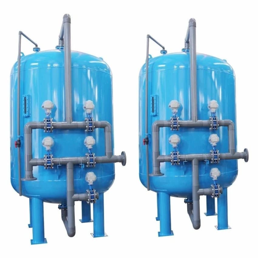 100 Kg Pressure Sand Filters, Vessel Height: 500 mm, 200 mm