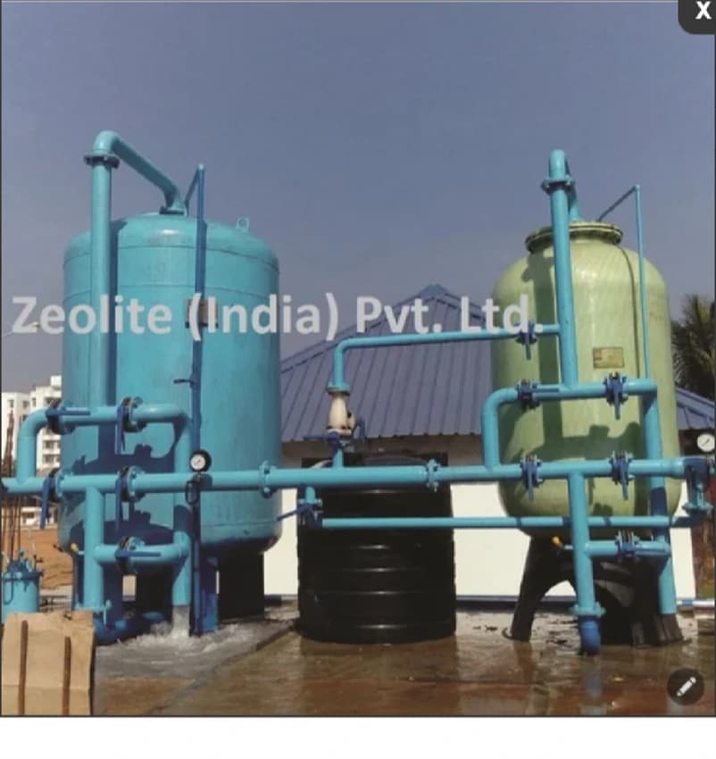Semi-Automatic 100 LPH to 100000 LPH Water Softener Hardness Removal Plant, For Industrial