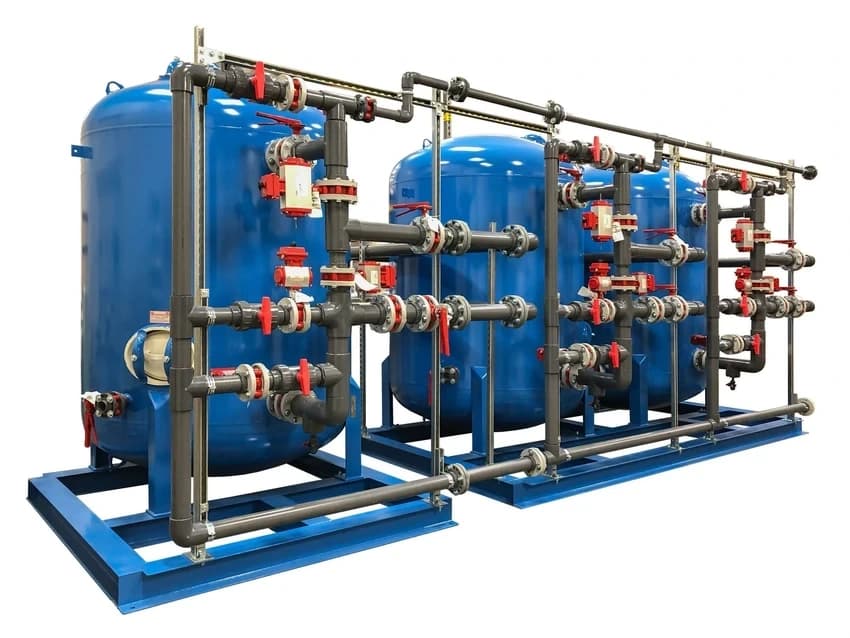Automatic 500 LPH Commercial Water Softening Plant