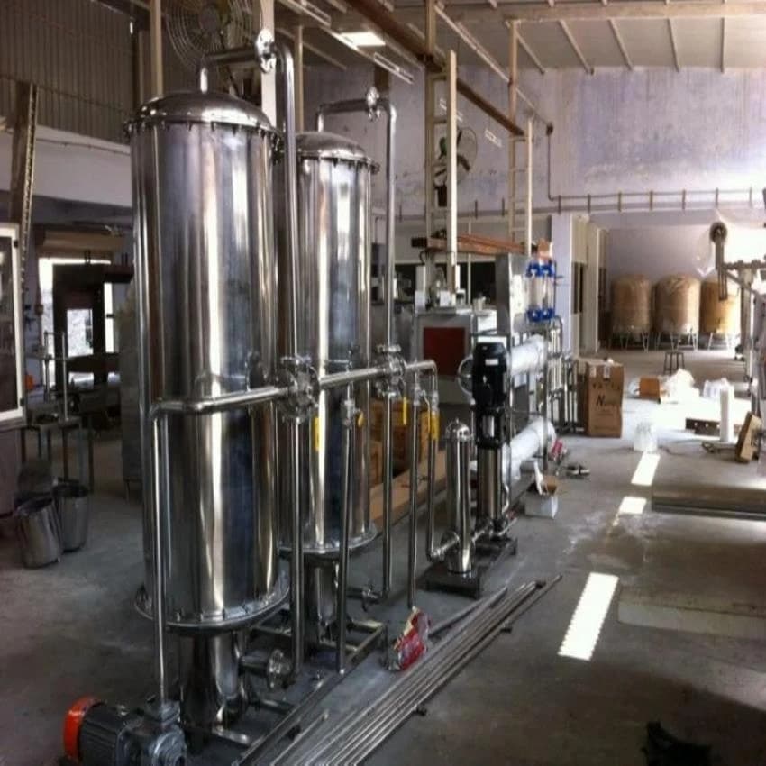 Stainless Steel 1000 LPH SS RO Plant