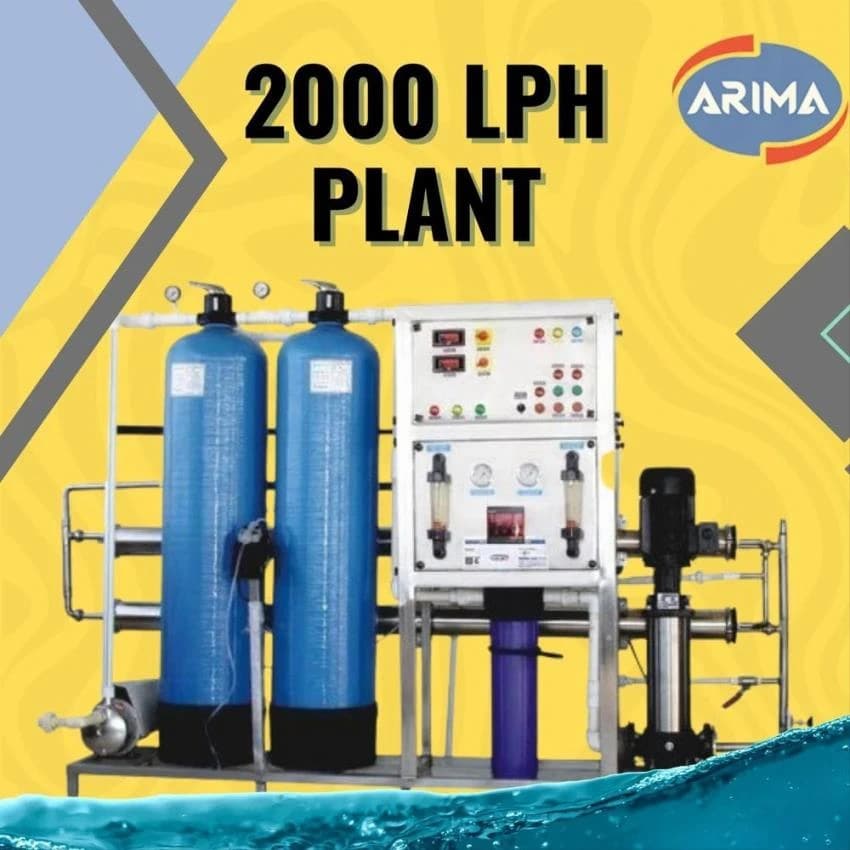 2000 Lph Fully Automatic Ro Plant, Stainless Steel
