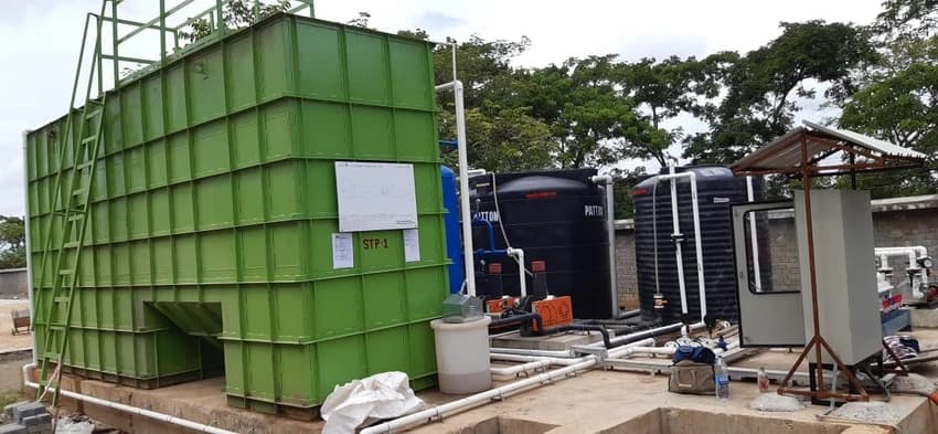 Borewell Water Portable Sewage Treatment Plant, 500-1000 m3/hour, 1.5 kW