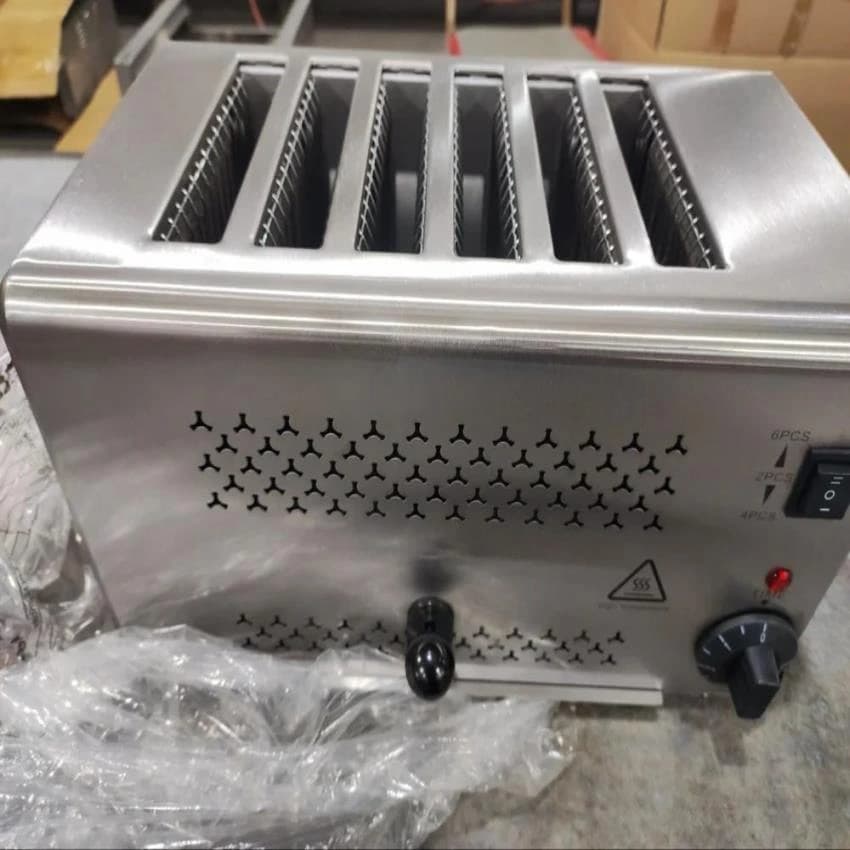 Toasting Pop-Up Toaster, Number Of Slices: 6