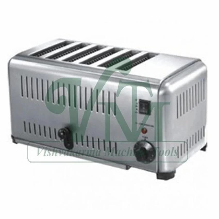 Stainless Steel Vishvakarma Machine Tools Slice Pop-Up Toaster