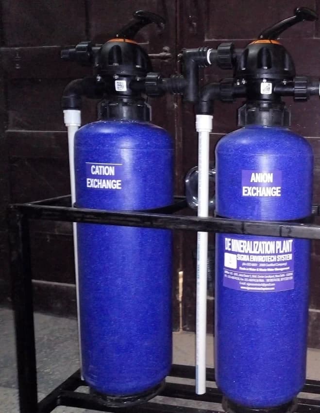Deionized Water Making Machine, Inlet Flow Rate (m3/hr): 100LPH, Automation Grade: Semi-Automatic