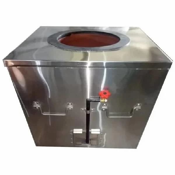 Gas Square Drum Tandoor, For Restaurant