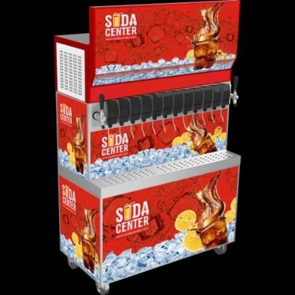 Soda Machine With Van 22 Flavor