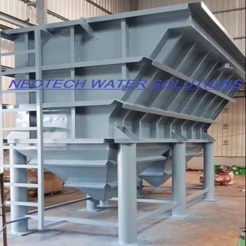 Dairy Industry Horizontal Flow 90% Reduction Lamella, Treatment Capacity: 2500 m3/hr, 1.5 m