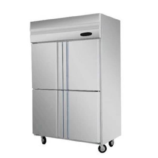 Stainless Steel Four Door Vertical Refrigerator