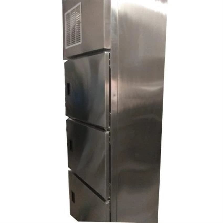 5 Star Silver Stainless Steel Vertical Refrigerator, 3 door, Capacity: 600ltrs
