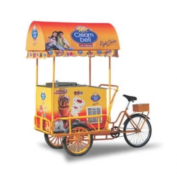 Stainless Steel 100 L Push Cart Freezer