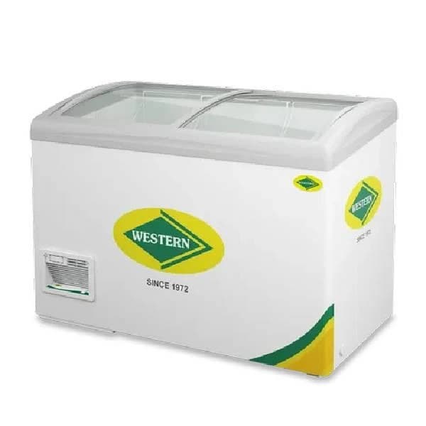 NWHF425G Glass Top Western Deep Freezer