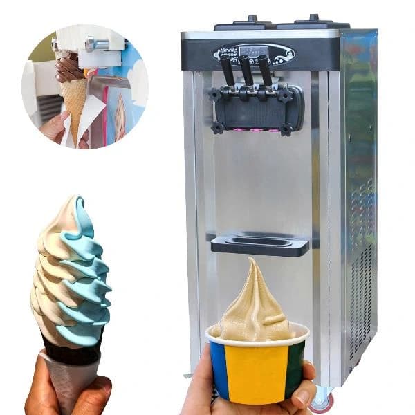Softy machine 2 plus one flavour double Compressor