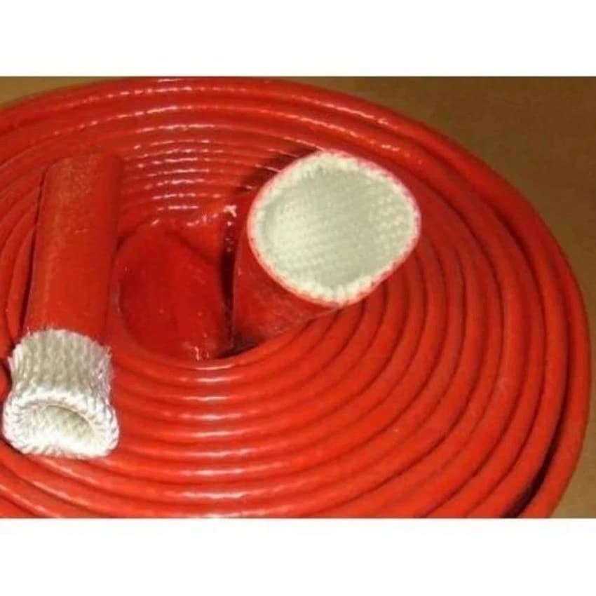 Red Fiberglass Fire Sleeve Hose