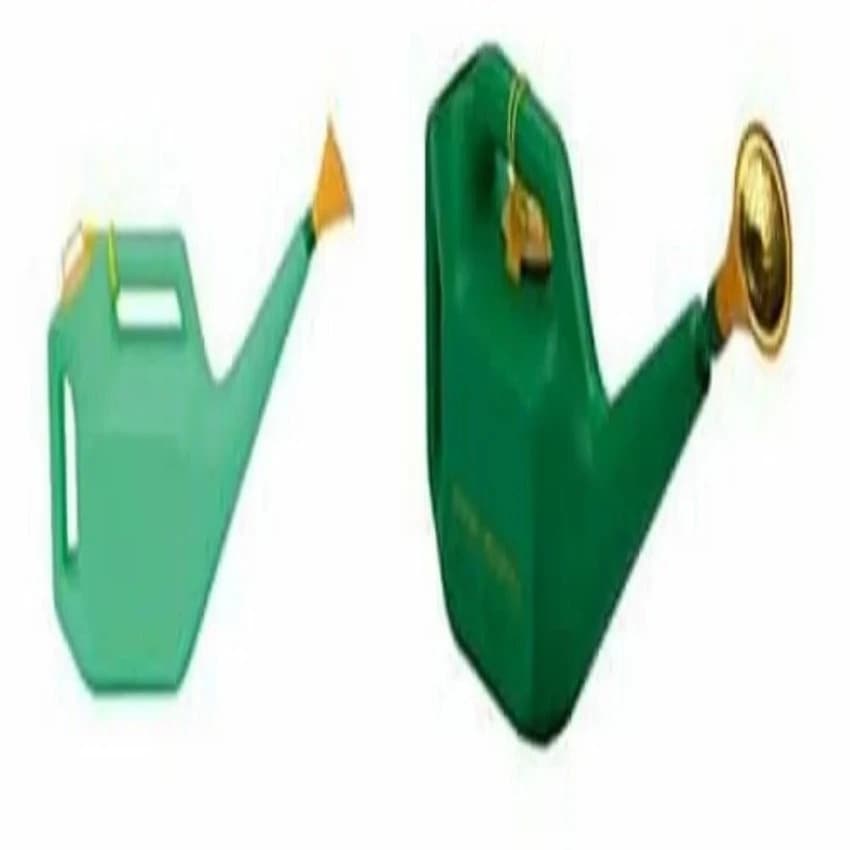 Green Plastic Yuvcon Watering Can With Brass Head For Garden, 5 Litre